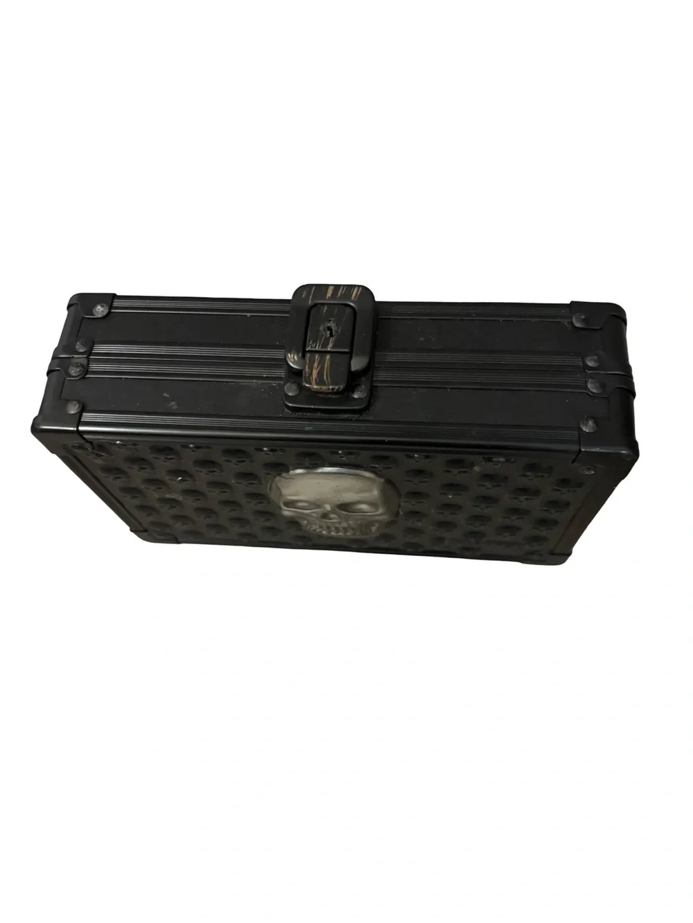 Vaults Black Skull Collectible Storage Case for   Home or School Organizer